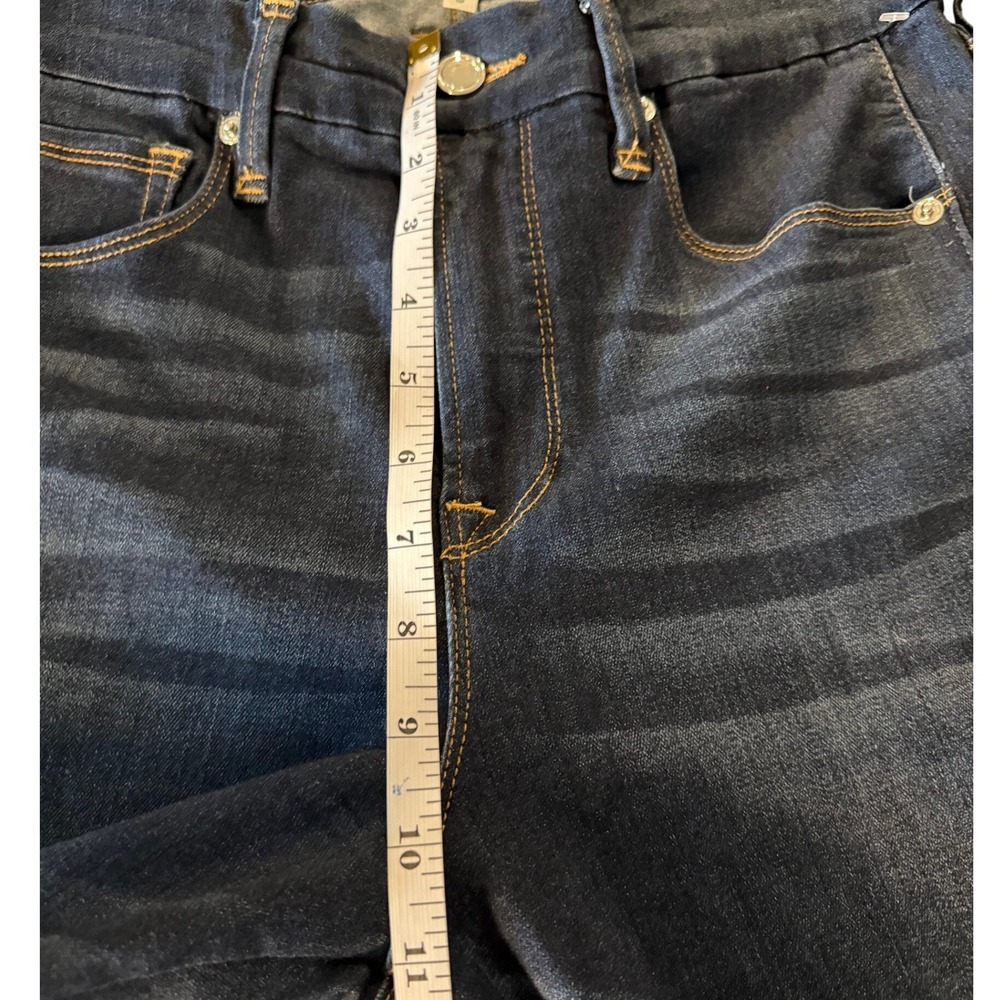 Good American Good Legs Jeans Dark Wash Side Weave Blue Size 12/31 - Picture 4 of 9